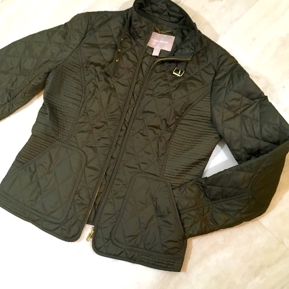 LIGHTWEIGHT BANANA REPUBLIC QUILTED JACKET - Picture 4 of 9